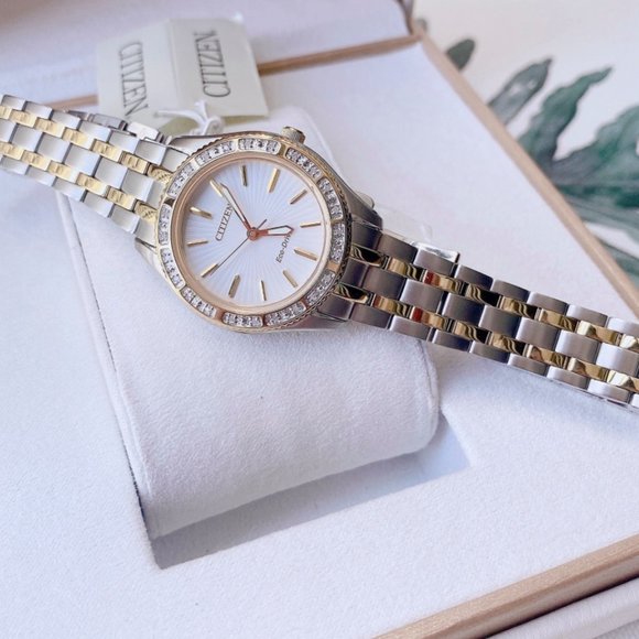 Citizen 29mm Carina Diamond Bezel Watch! w/ box